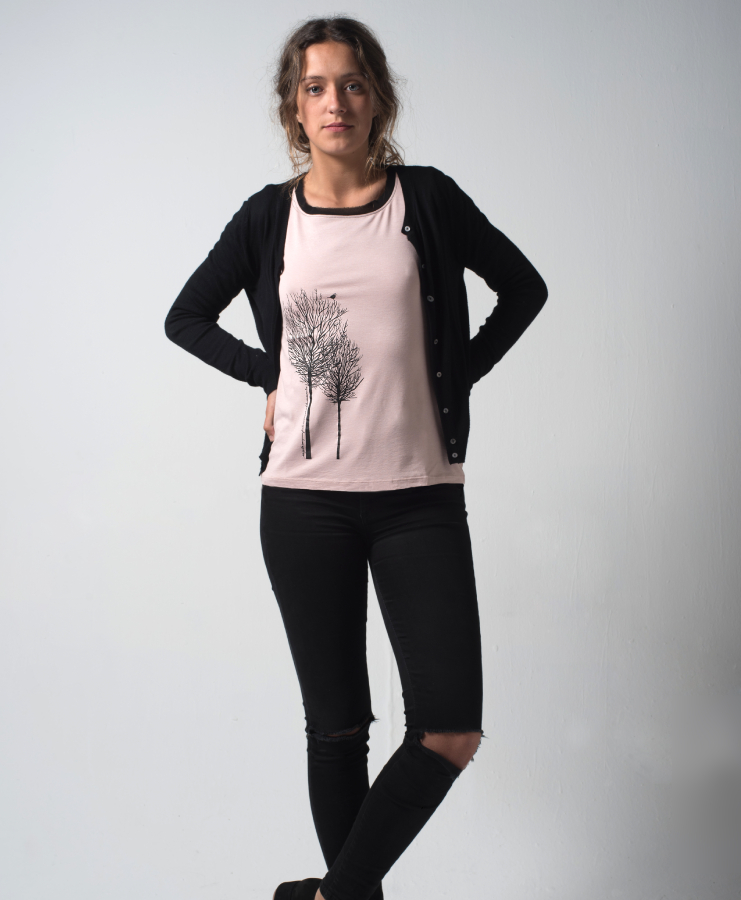 Camiseta Cuello Gasa Árbol - Imagen 2