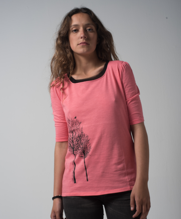 Camiseta Cuello Gasa Árbol - Imagen 5