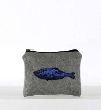 Cartera Gris Pez Ultramar