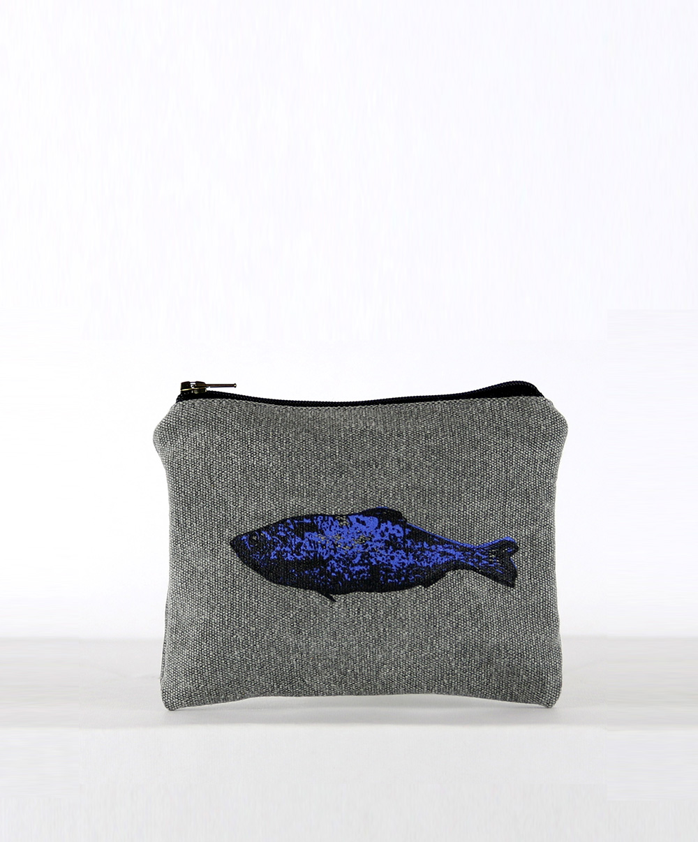 Cartera Gris Pez Ultramar